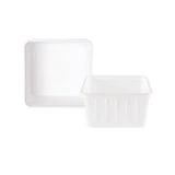 thumbnail of 600x Verpackungsbecher PS, 115x115mm, weiß, 500ml