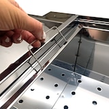 thumbnail of Mangal Edelstahl President Schaschlik Grill mit Grillrost und Ablage