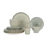 thumbnail of Servies 16 delig 4-persoons - Reactive Glaze Grijs