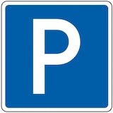 thumbnail of Schild I Parkplatzschild, ohne Zusatztext, Nr.274, Aluminium RA2, reflektierend, 600x600mm, DIN 67520