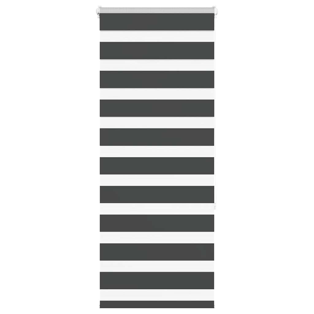 vidaXL Zebra rolgordijn 60x150 cm stofbreedte zwart 55,9 cm