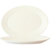 thumbnail of 24 x Intensity Uni Platte oval 29x21cm * - cremeweiß -
