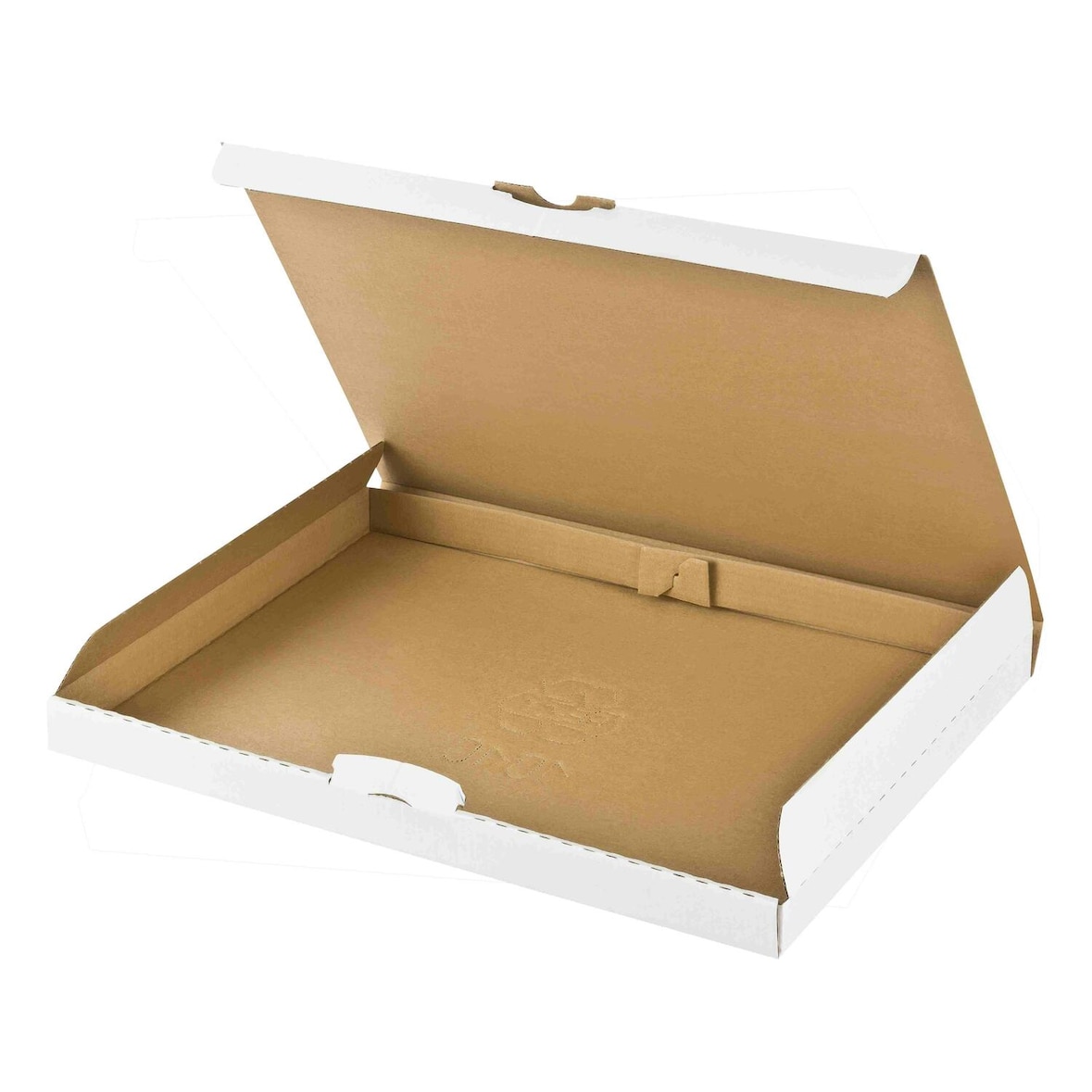25x Versandkarton 255x190x30mm schnelle Aufrichtung Steckverschluss Maxibrief DHL briefkastentauglich Höhe 3cm A5 B55 weiß