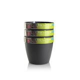 thumbnail of 8x Übertopf Ella Rollen Blumenkübel Pflanzenbox Kräutergefäß Garten Dekoration