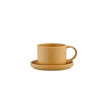 thumbnail of Tasse SCANDI 15cl et soucoupe Ø12cm - 8 pièces - Ocre