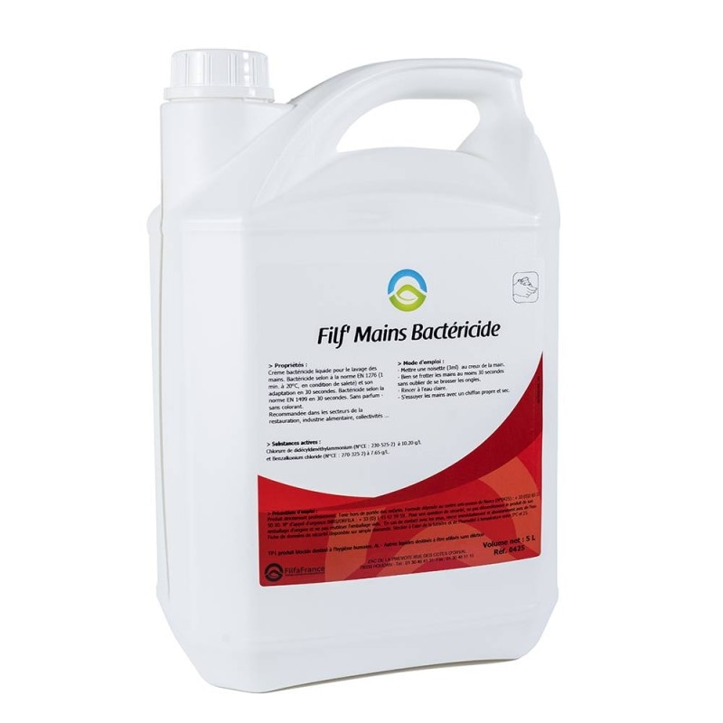 Savon mains bactéricide - 5L - FILFA FRANCE
