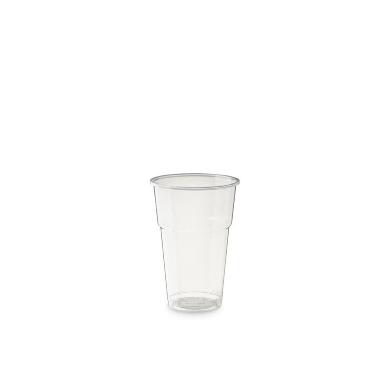Gobelet jetable transparent en PLA 350 ml - 1000 pièces - Ecobioshopping