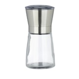 thumbnail of Relaxdays Pfeffermühle 2er Set, manuell, Glas, Edelstahl, hochwertig, Gewürzmühle, verstellbares Keramikmahlwerk, silber