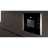 thumbnail of Neff N 50 Einbau Mikrowelle Schwarz HLAWD23N0 mit Reinigungssystem, 38 cm Nische, 800 W, 20 Liter