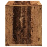 thumbnail of vidaXL Halbankje 80x40x45 cm bewerkt hout oud houtkleurig
