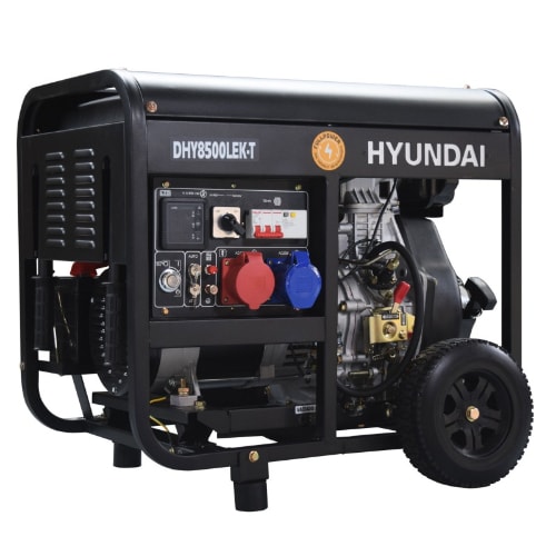 Generador HYUNDAI DHY8500LEK-T Trifásico diésel de 5500 w