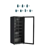 thumbnail of METRO PROFESSIONAL Drankenkoelkast GSC4240B, 54 x 54.5 x 139.5 cm, 237 L, zwart
