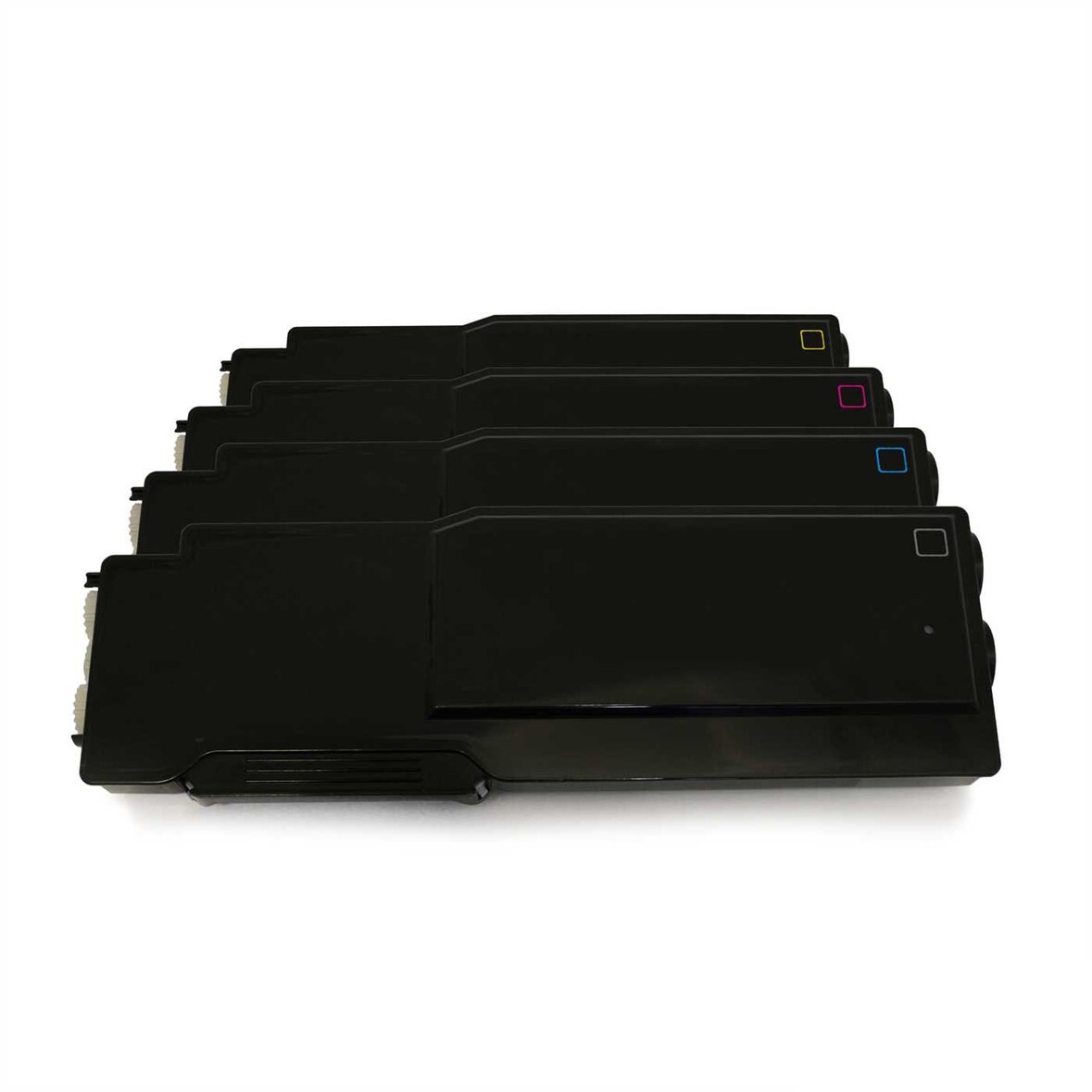 4x Eurotone Toner Alternative für Dell 86W6H Schwarz 9FY32 Cyan H5XJP Magenta RGJCW Gelb