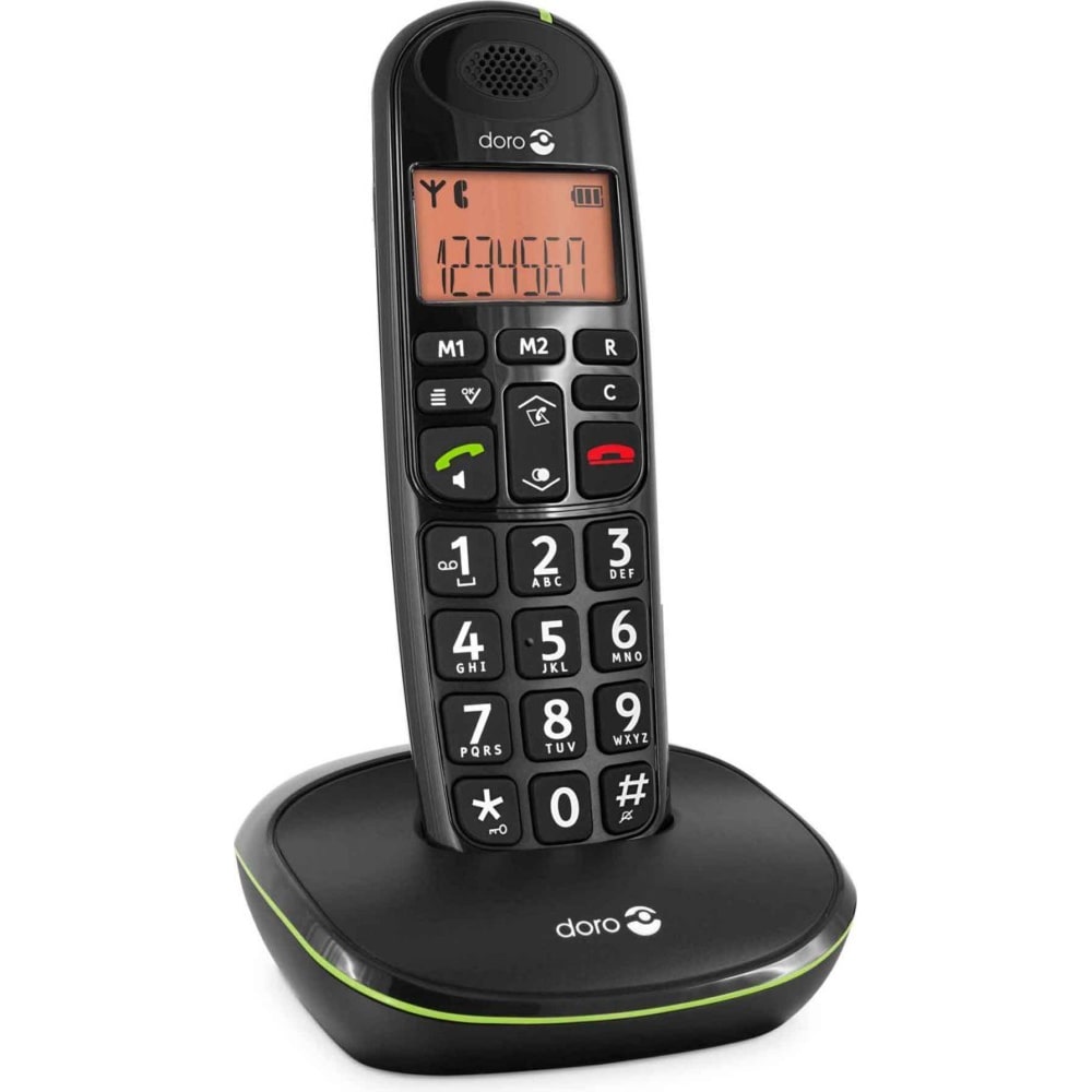 doro DECT-Telefon doroPhoneEasy100w sw 380098