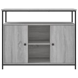 thumbnail of Helloshop26 - Buffet Sideboard Kommode Kleiderschrank Aufbewahrungsmöbel Organizer Küche Wohnzimmer Sonoma-Eiche 100 x 35 x 80 cm 02_0036252