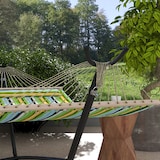 thumbnail of Soporte para hamacas de acero estructura para hamaca carga 220 kg con rueda 2 ganchos ajustables en 6 niveles y bolsa de transporte 290x120x115 cm