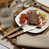 thumbnail of Couteaux steak Pizza Bois Amefa