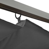 thumbnail of Pergola avec toit rétractable anthracite 3x3 m acier 180 g/m² Modèle Vega StudioDesk Panorama