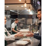 thumbnail of Menübox groß Holzfaser , 245 x 245 x 75 mm, 200 Stk, wood fiber, kompostier- & recyclebar