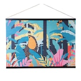 thumbnail of Kakemono Kiosque RIO 100 x 140 cm -  Bleu Rectangulaire Bois Amadeus 2.00x140.00 cm