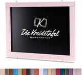 thumbnail of Kreidetafel mit Holzrahmen / Zartrosa 70x50cm