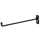 thumbnail of PROREGAL Werkzeughalter mit senkrechtem Hakenende für Lochplatte | 15cm | Tiefschwarz