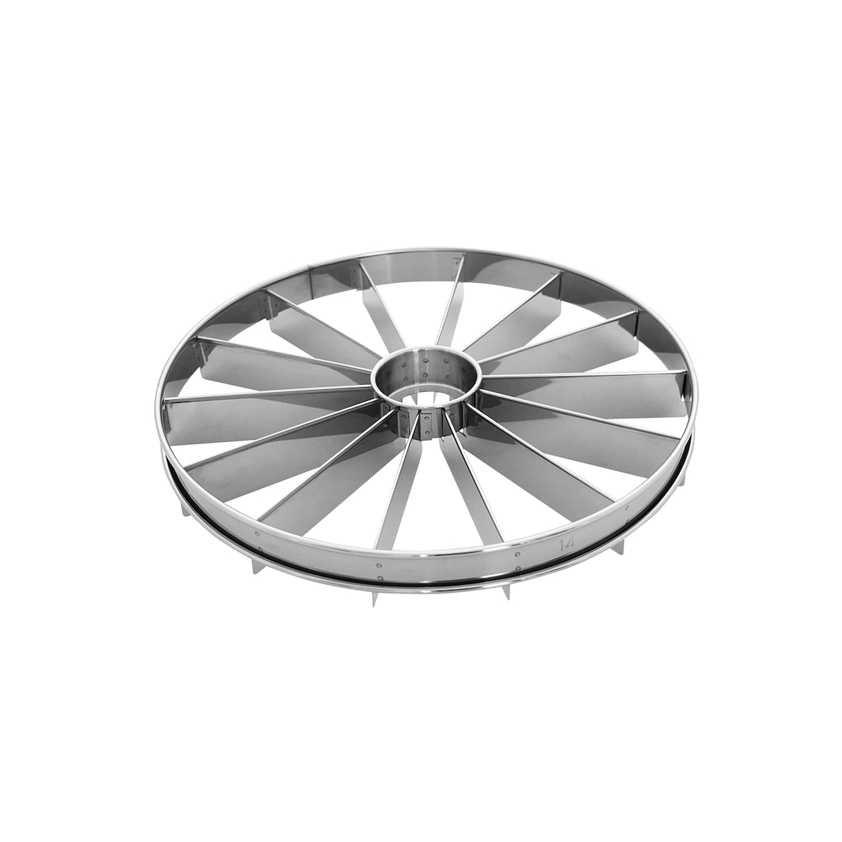 Schneider - Torteneinteiler 14-teilig, Edelstahl, Ø 330 mm x 45 mm