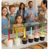 thumbnail of MONOUSO - Paletta per Gelato Colori CPLA 10cm (100 Pezzi)