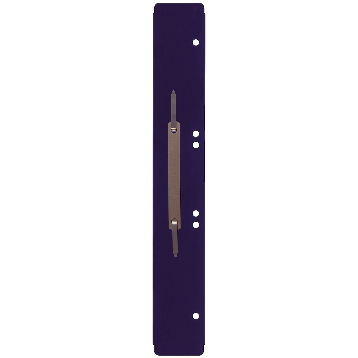 Q-Connect® 3011000400 Heftstreifen aus Kunststoff, lang - blau, 25 Stück