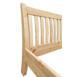 thumbnail of Komfortables Einzelbett Seniorenbett 120x200 Gästebett Kiefer massiv V-60.61-12 Rollrost inkl.