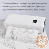 thumbnail of Mini Imprimante Portable Sans Fil Pour Bureau Etudiant A4 Bluetooth WiFi YONIS