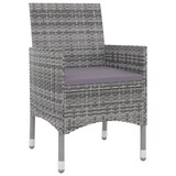 thumbnail of vidaXL 7-tlg. Garten-Essgruppe mit Auflagen Poly Rattan und Glas