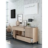 thumbnail of Dmora Credenza Waco, Madia moderna a 2 ante, Buffet da soggiorno, Mobile porta TV, Madia con piedini per salotto, 151x41h80 cm, Rovere