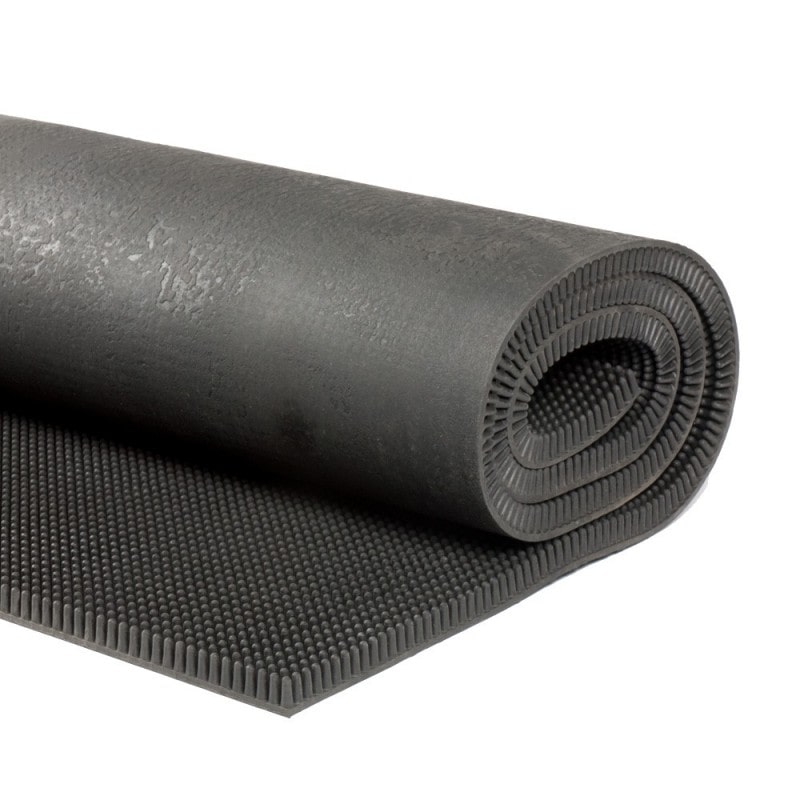 Felpudo goma puas 16MM ancho 1 Mt - ROLLO de 8 x 1 mt