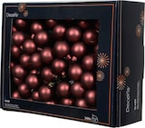 thumbnail of 144 Glaskugeln am Draht 2,5cm Weihnachtskugeln Spiegelbeeren matt - kleine Dekokugeln Christbaumschmuck Weihnachtsdeko Kastanienbraun
