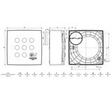 thumbnail of Schachtventilator Quadro Medio AP Weiß 29
