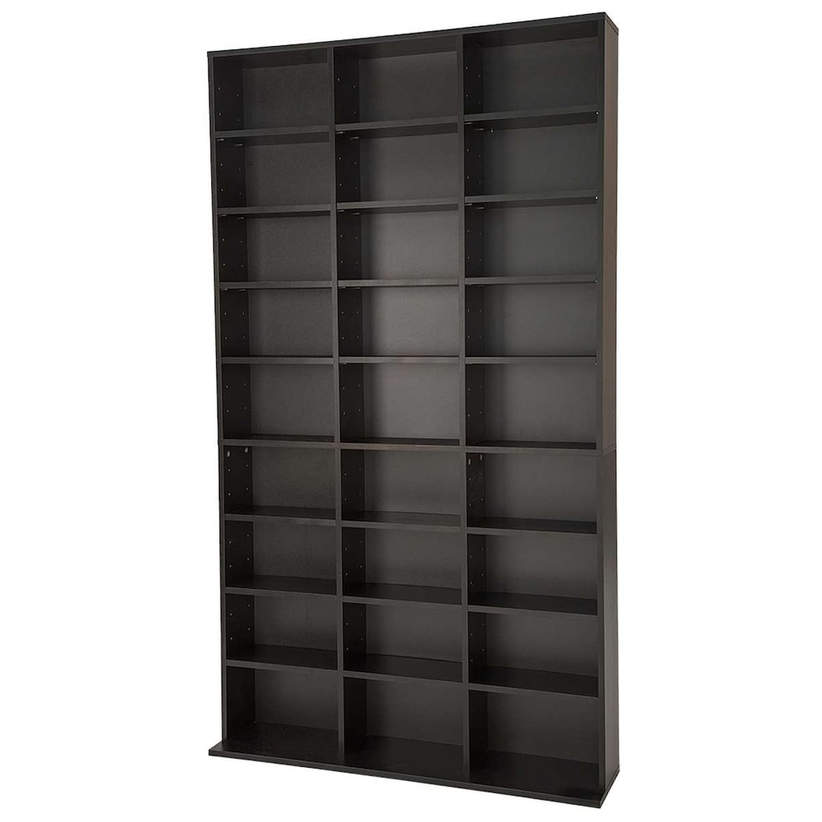 tectake Étagère bibliothèque Christel 180 x 102 x 23,5cm - noir -401704