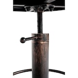 thumbnail of Taburete Destin en polipiel ajustable en altura Bronce