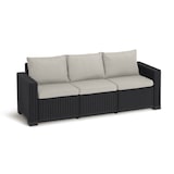 thumbnail of Allibert California 3-Sitzer – Anthrazit mit Kissen in Sand | Wetterfestes Loungemöbel für Garten & Terrasse