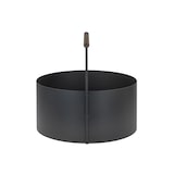 thumbnail of Blomus Holzkorb ASHI Kaminholzkorb Brennholzkorb Ø 45cm Metall mit Holzgriff schwarz/braun