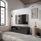 thumbnail of Móvel de TV, Muito espaço de arrumação, 150x35x45cm, Para televisores até 65", Estante para TV, Estilo moderno, Preto _ 57_1