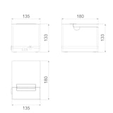 thumbnail of CAS CPP-G3207 Profi-Thermodrucker, Bon-Drucker, Kassendrucker  mit USB + Ethernet + RS-232; 80mm, 250mm/s, inkl. Netzteil und USB-Kabel