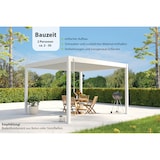 thumbnail of Weide Deluxe | Pergola Voll Aluminium freistehend | 3 x 4 M | Lamellendach weiß