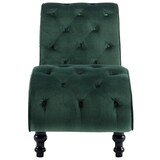 thumbnail of vidaXL Chaiselongue Grün Samt