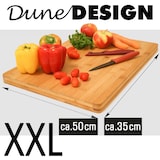 thumbnail of 3 cm dickes XL Schneidebrett 50x35cm Bambus Holz Schneidbrett Holzbrett Küche