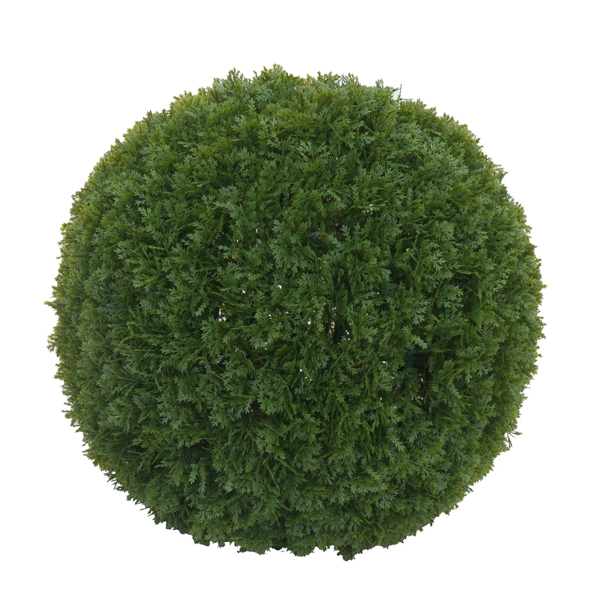 Décoshop26 - Künstlicher Busch Ø 32 cm aus Polyethylen beschnittene Thujakugel Zierpflanze für den Innen- und Außenbereich UV- und 04_0009186
