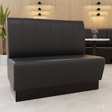 thumbnail of Gastro Sitzbank Amsterdam | 120 cm breit | Schwarz | Vertikal gestreift | Dinerbank