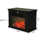 thumbnail of HOMCOM Camino Elettrico da Terra con Effetto Fiamma 600W/1200W