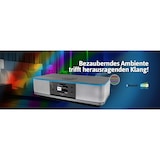thumbnail of Soundmaster HighLine ICD2023SW Internetradio Kompaktanlage CD-Player WLAN LED Ambientebeleuchung DAB+ Bluetooth USB APP-Steuerung Farbdisplay