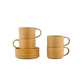 thumbnail of Tasse SCANDI 15cl et soucoupe Ø12cm - 8 pièces - Ocre